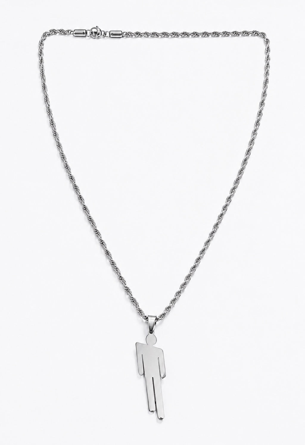 DarkPop Silver Figure Necklace