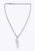 DarkPop Silver Figure Necklace