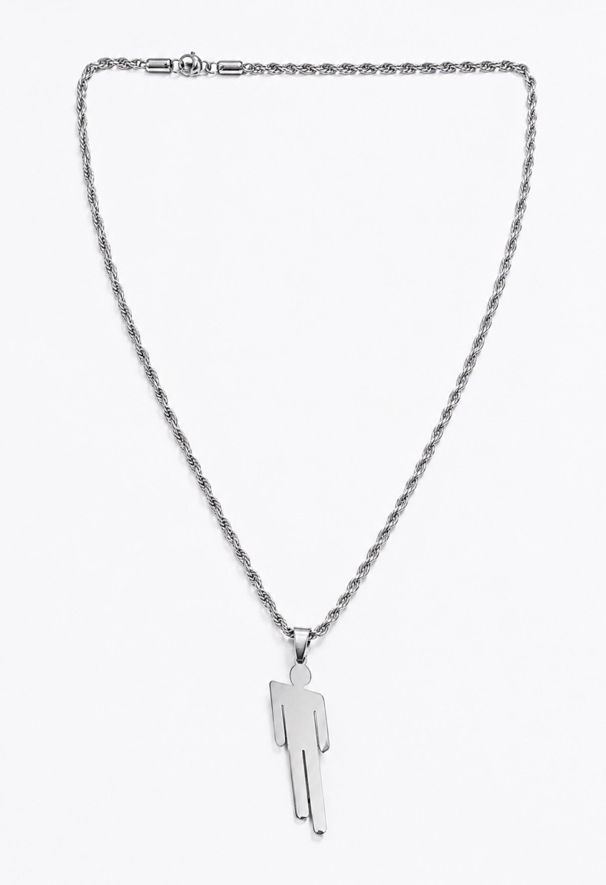 DarkPop Silver Figure Necklace