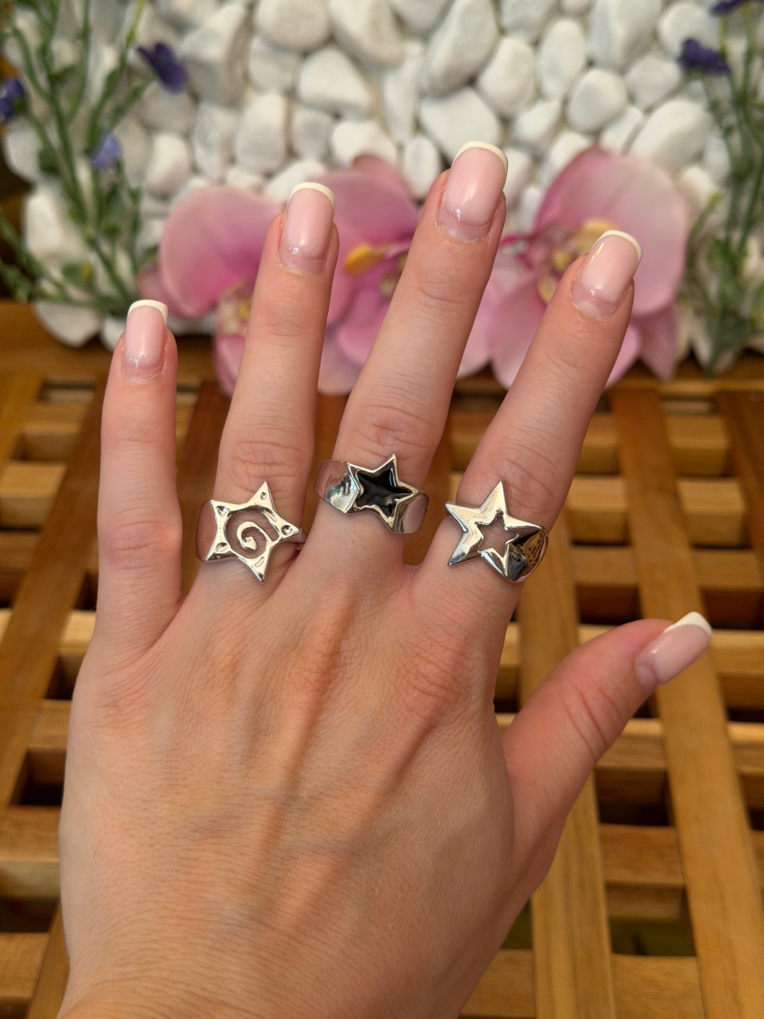 DarkPop Star Ring Set