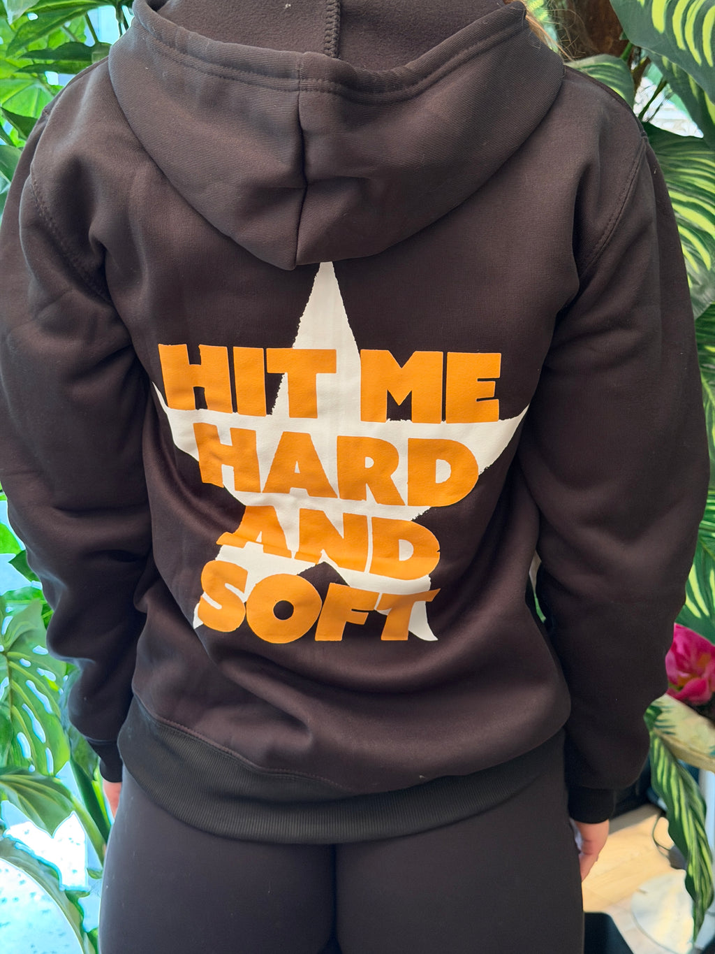 Hit Me Hard And Soft Zip Hoodie