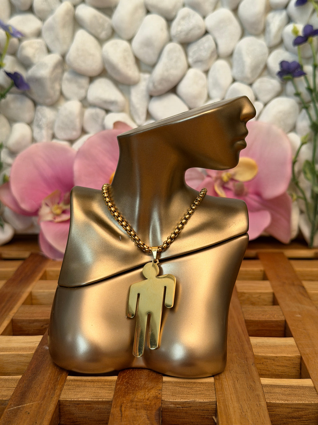 DarkPop Gold Icon Necklace