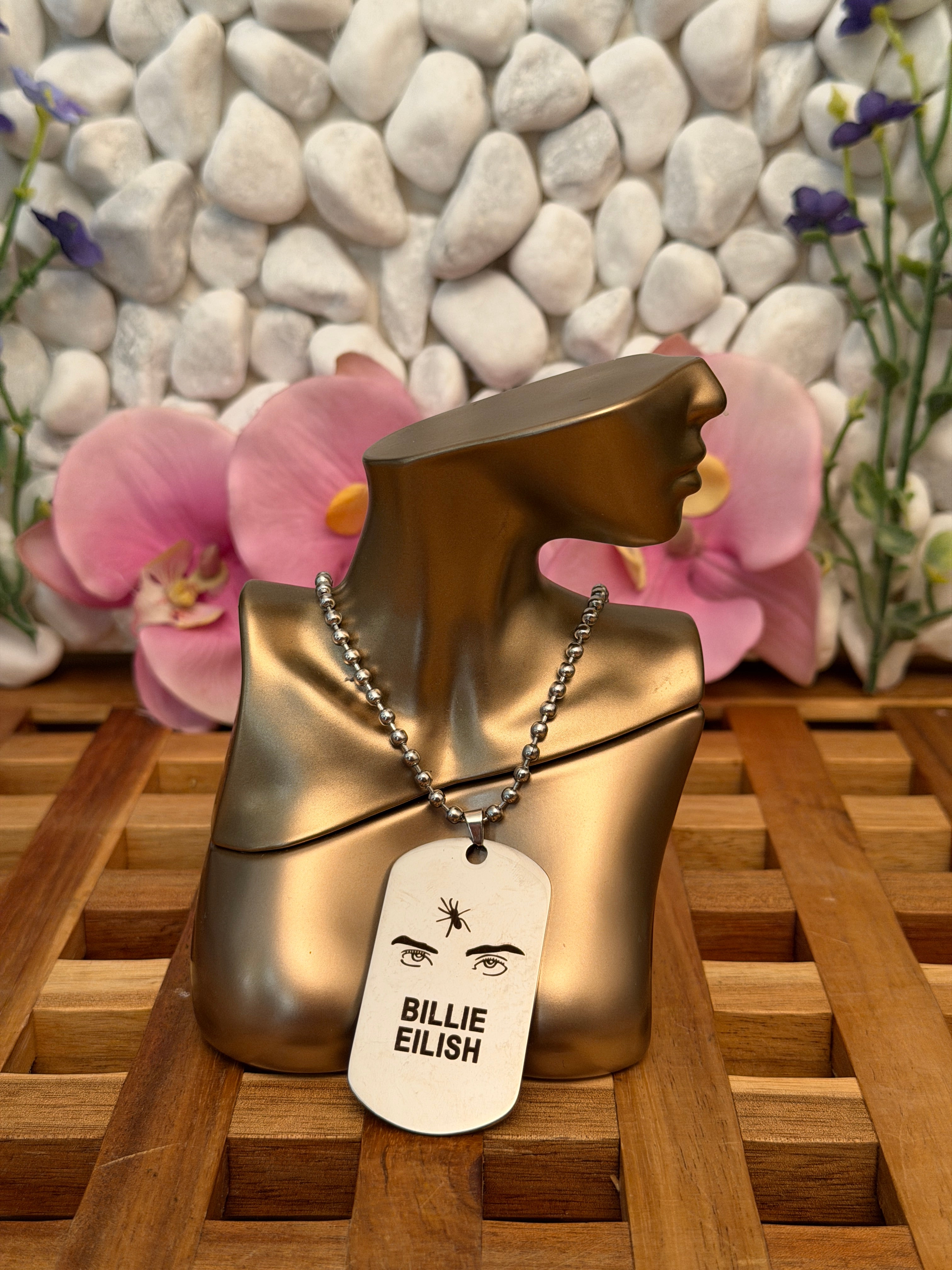 DarkPop Icon Tag Necklace