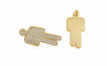 CRYSTAL ICON CHARM – Gold Edition
