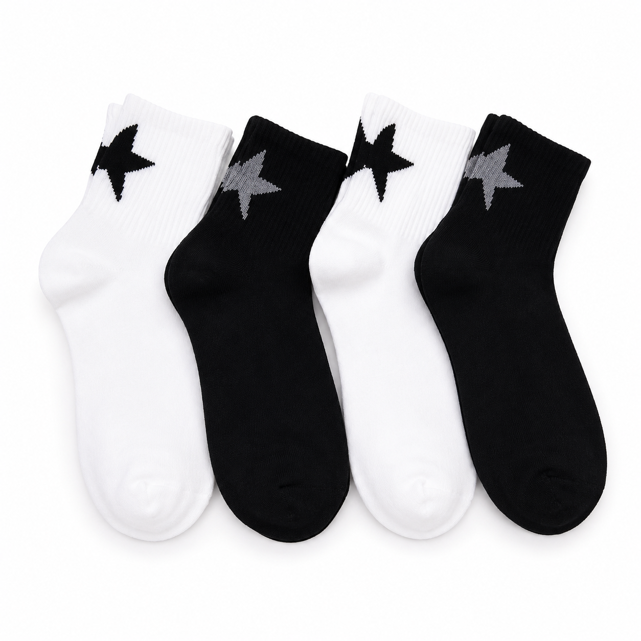 Star Socks Set – 4 Pairs