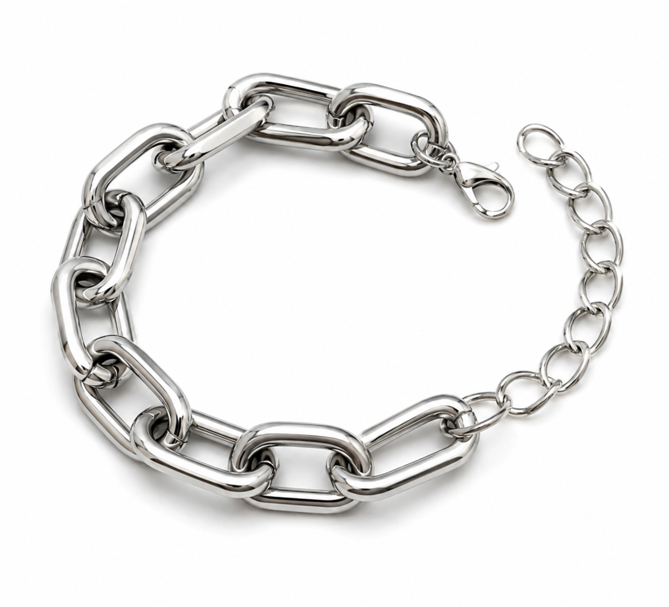 Chunky Silver Chain Necklace